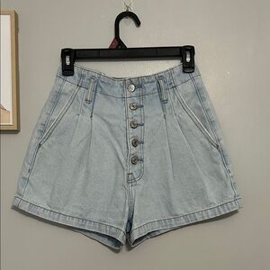 Abercrombie & Fitch Light Wash Jean Shorts